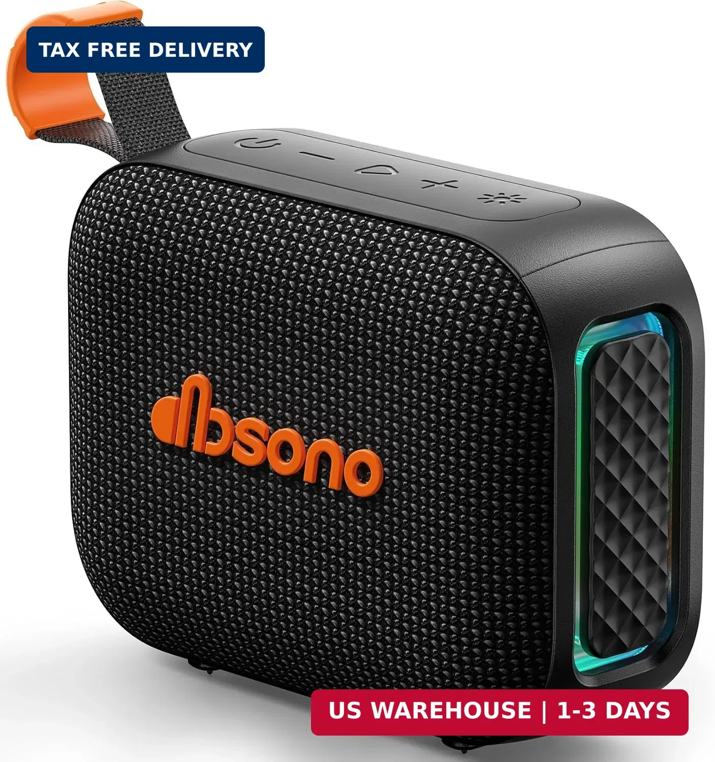 Portable Bluetooth Speaker Line-in Support: IPX5 Waterproof HD Sound Up to 24H P