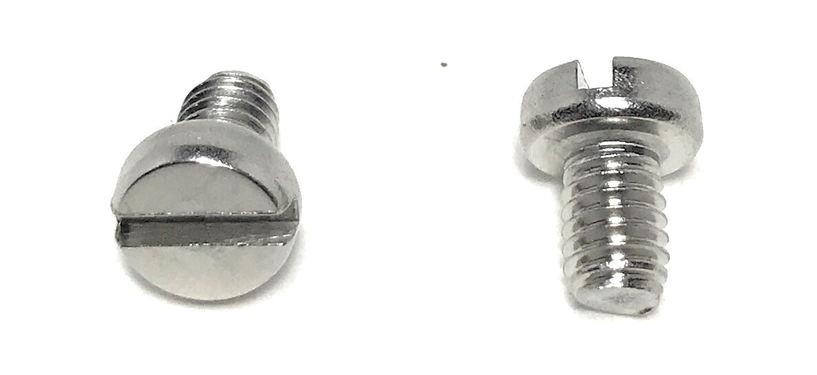 (50) M4-0.7 x6 Stainless Steel Slotted Cheese Head Machine Screw DIN84 A2 M4x6