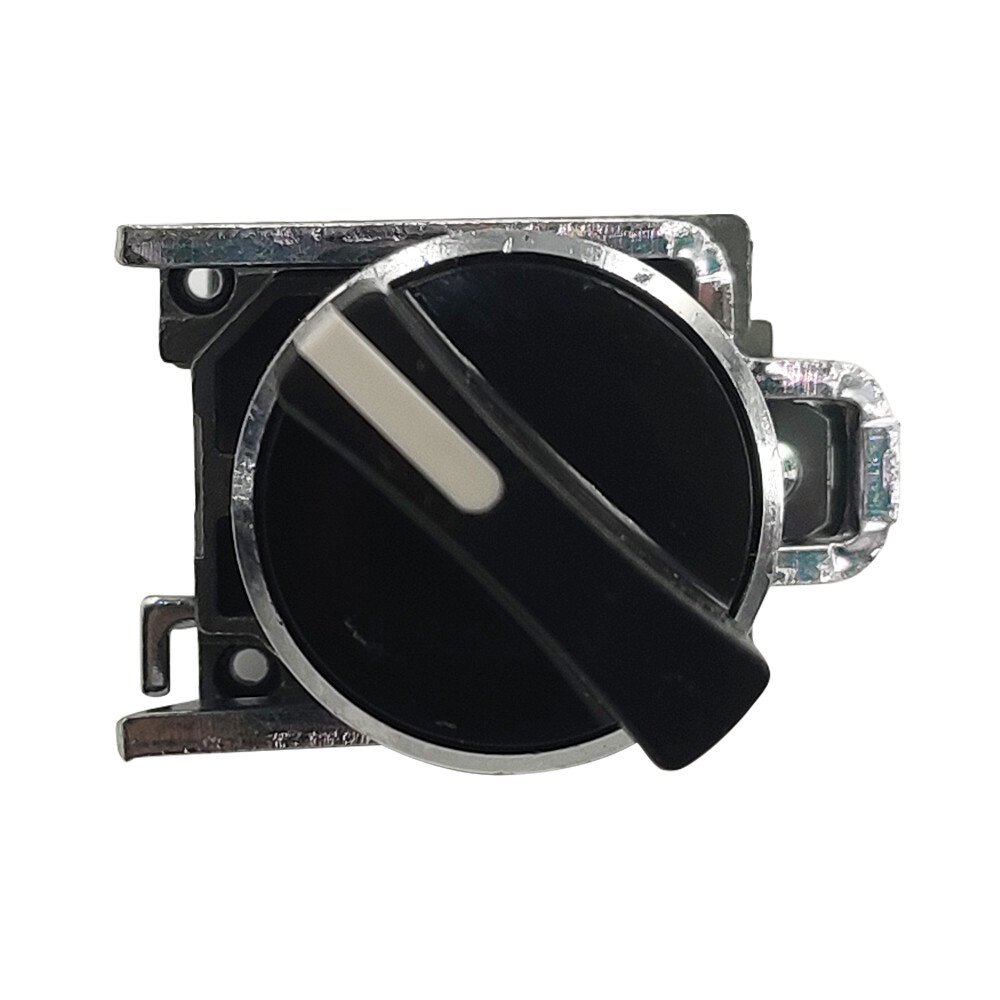 XB4-BD21 Selector switch metal black 22mm 2 positions stay put 1NO XB4BD21 NEW
