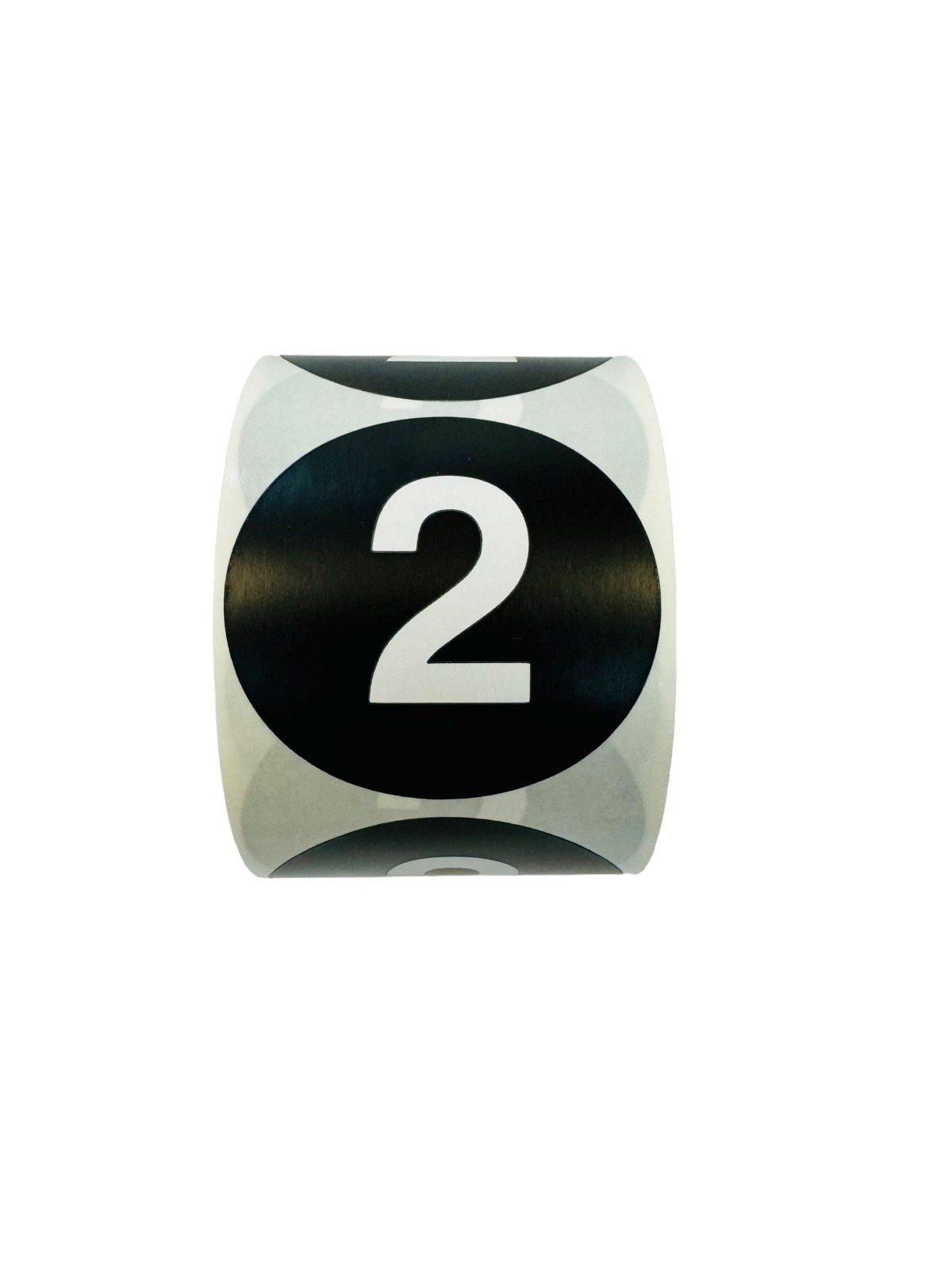 Inventory Control Numbered Labels – Number 2 (Two) 2″ Peel & Stick 500 Stickers