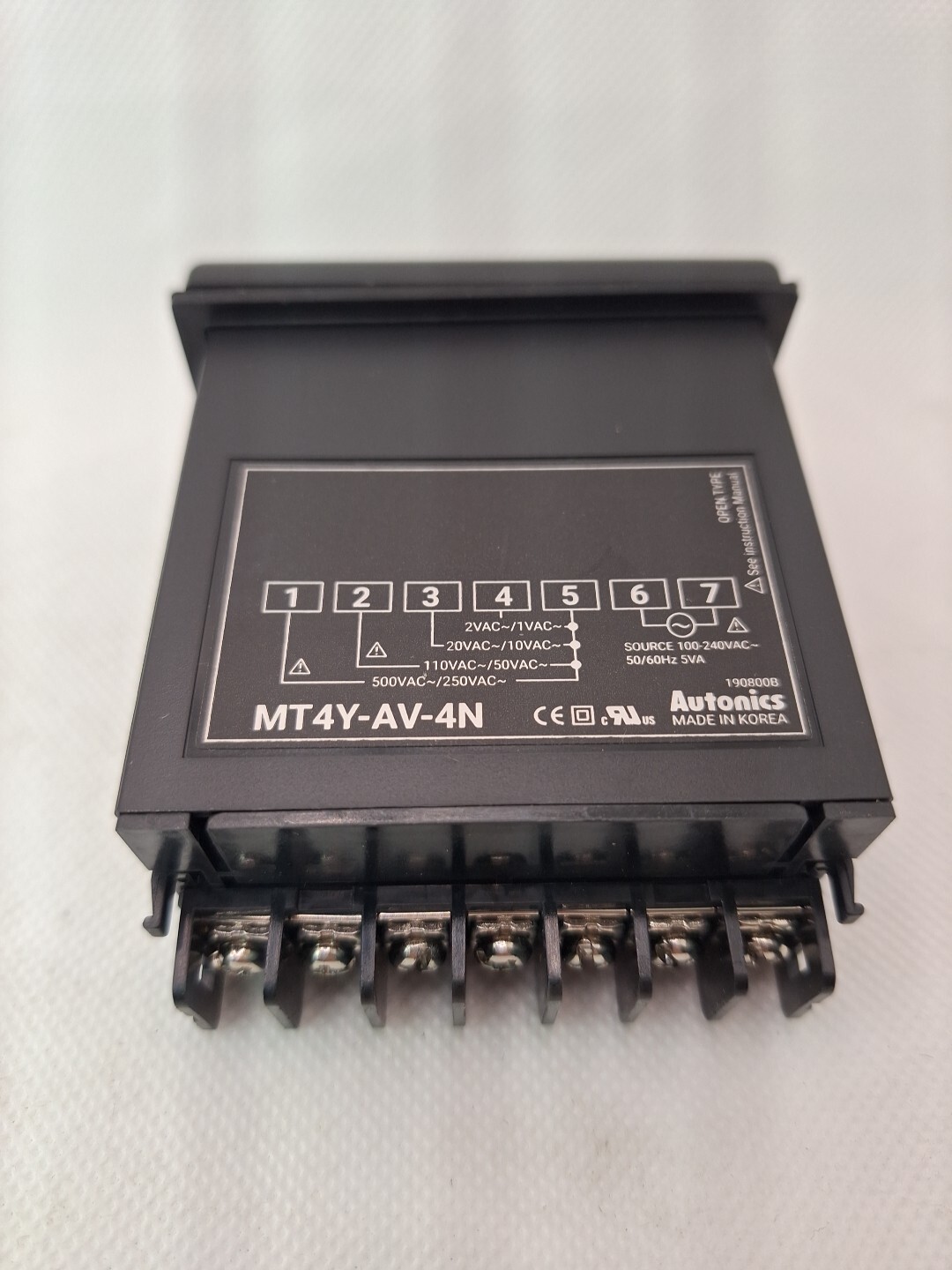 MT4Y-AV-4N AUTONICS Digital Panel Meter: Digital Panel Meter, AC Volt