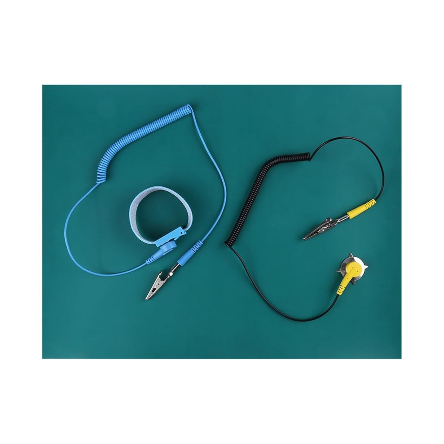ESD Anti-Static Mat 11.8″x15.7″ with Wrist Strap for Safe Electronics Repair