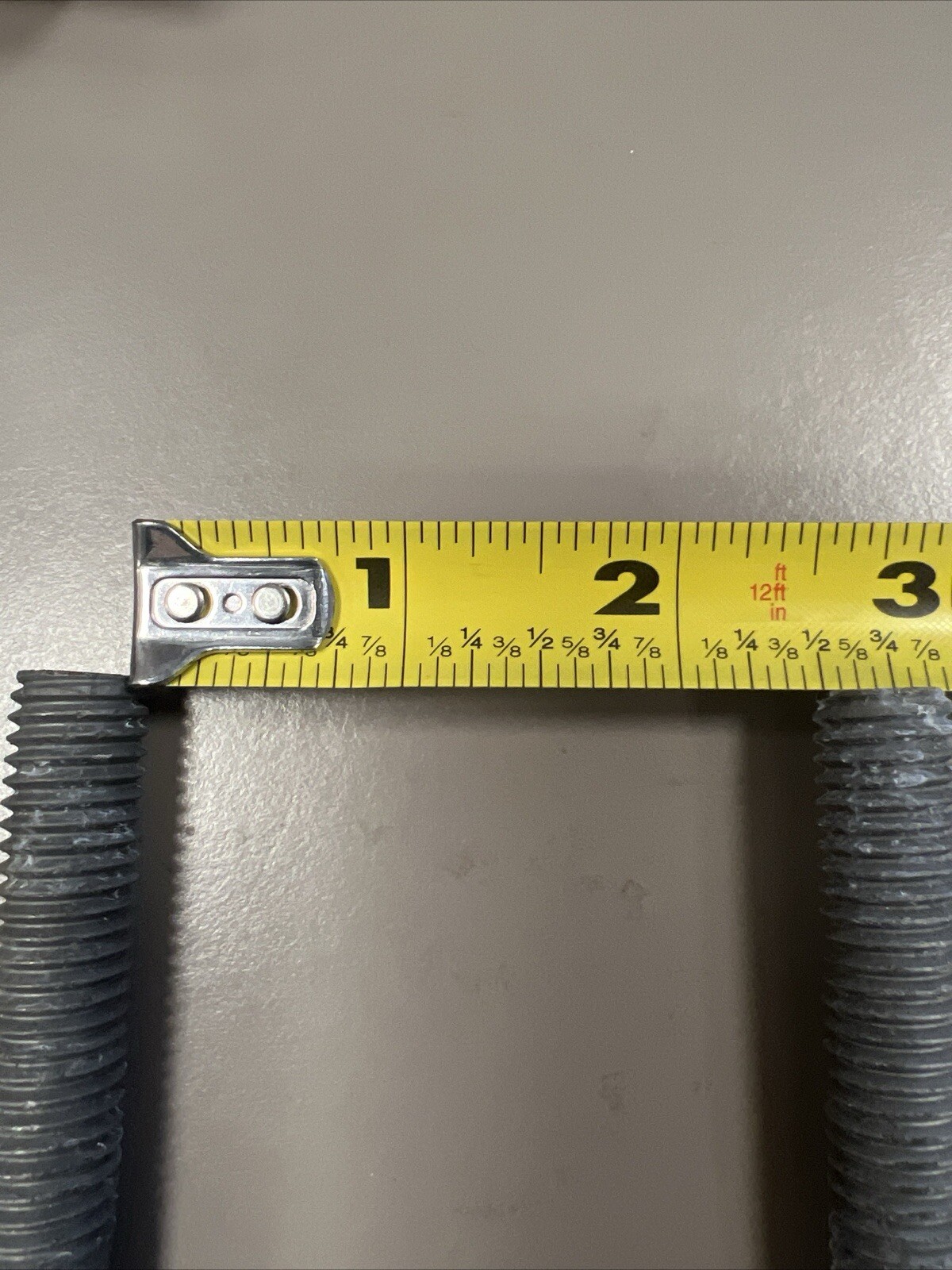 (4-Pk) 2-1/2” U-Bolt Round Bend Hot Dip Galvanized 1/2″-13 Nuts, And Washers ￼