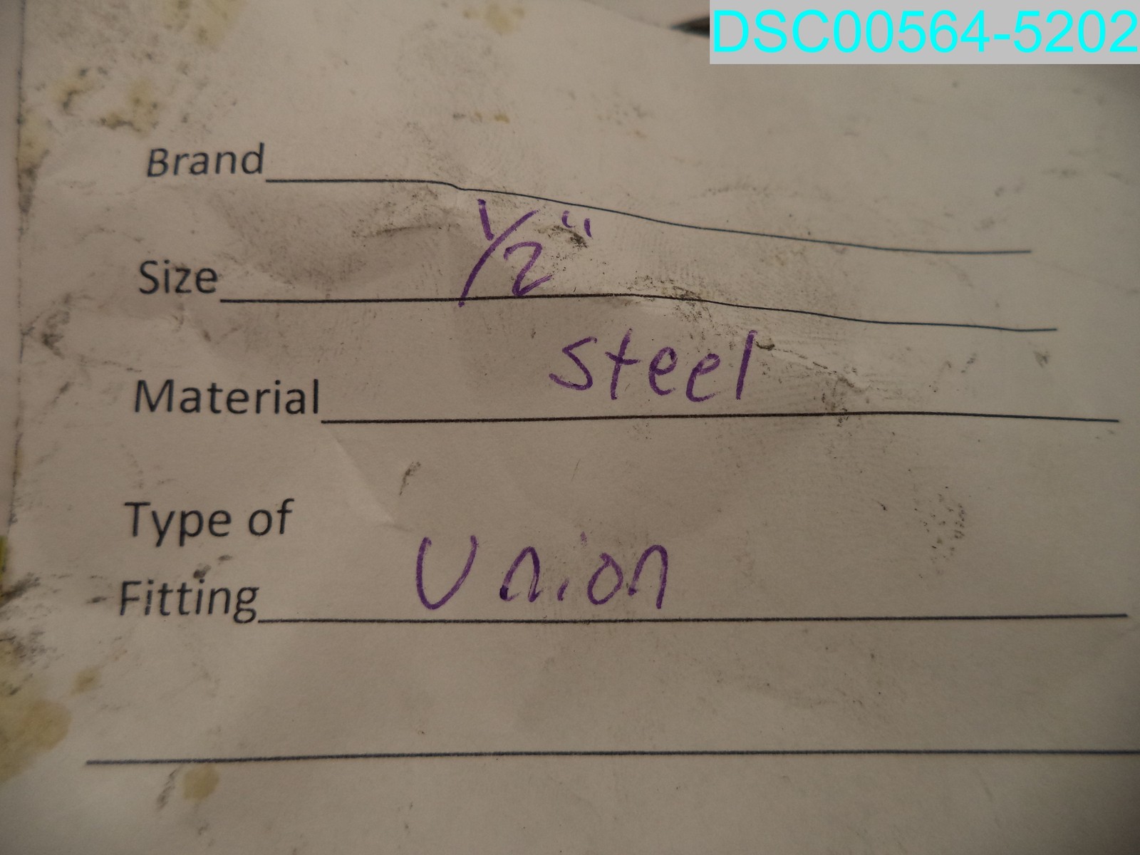 QTY=30: Black Union 1/2″ Threaded 500PSI