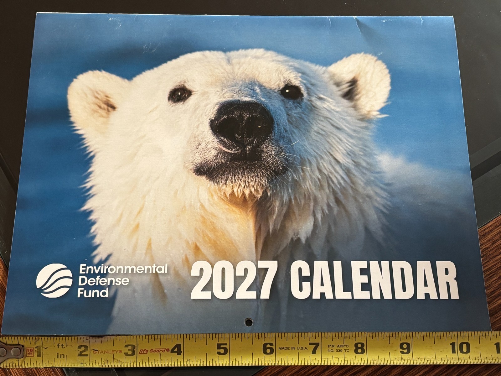 Environmental Defense Fund – 2027 – 18-Month WALL Calendar – Wildlife Photos!