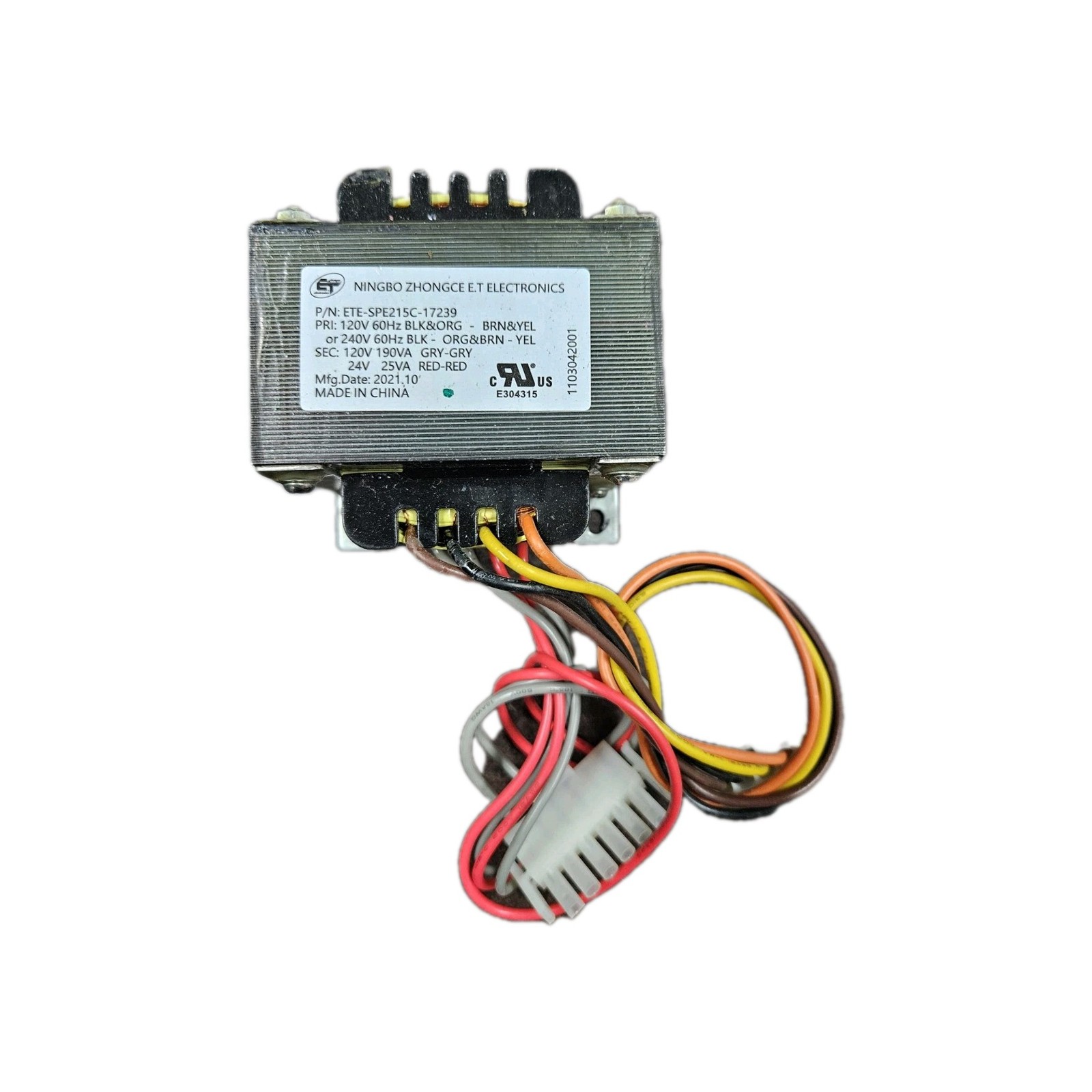 Hayward IDXL2TRF1930 Transformer 120/240 Volt to 24 Volt in AC Transformer, Comp