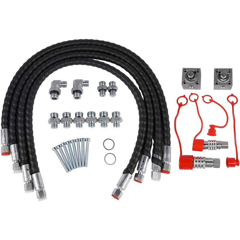 Three-Way Diverter Valve Kit for 1-2 Ton Mini Excavators AGT Diggit Eingp Miva