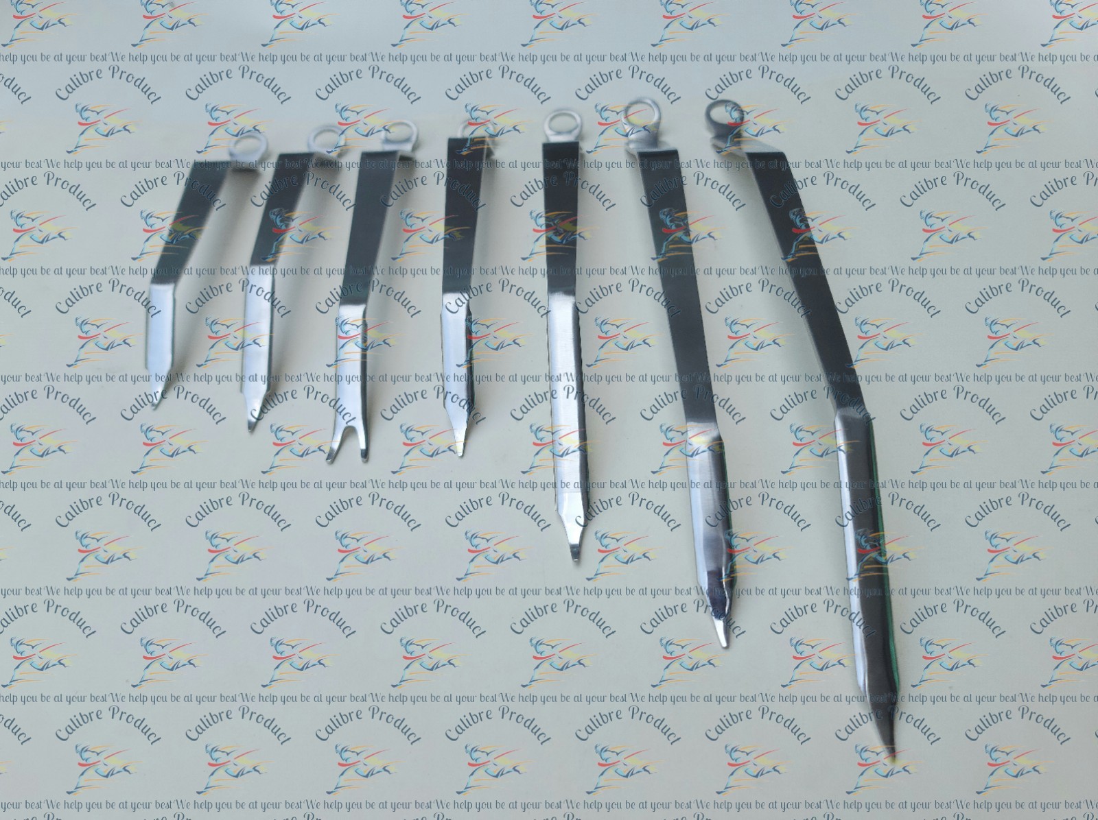 Minimally Invasive Total Hip Surgery Double Bend Retractors Set Of 7 Orthopedic