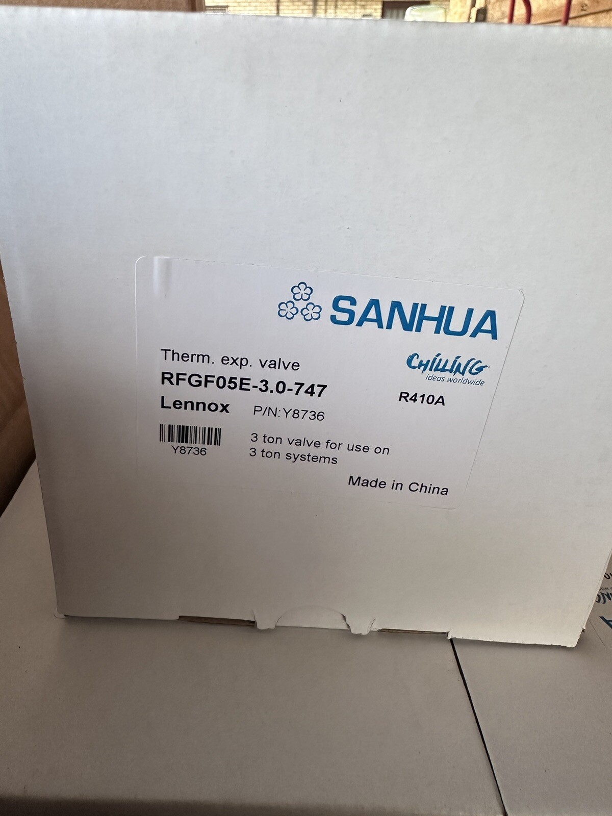Lennox TXV Expansion Valve Y8736 Compatible With 12J19 3 Ton System R410a