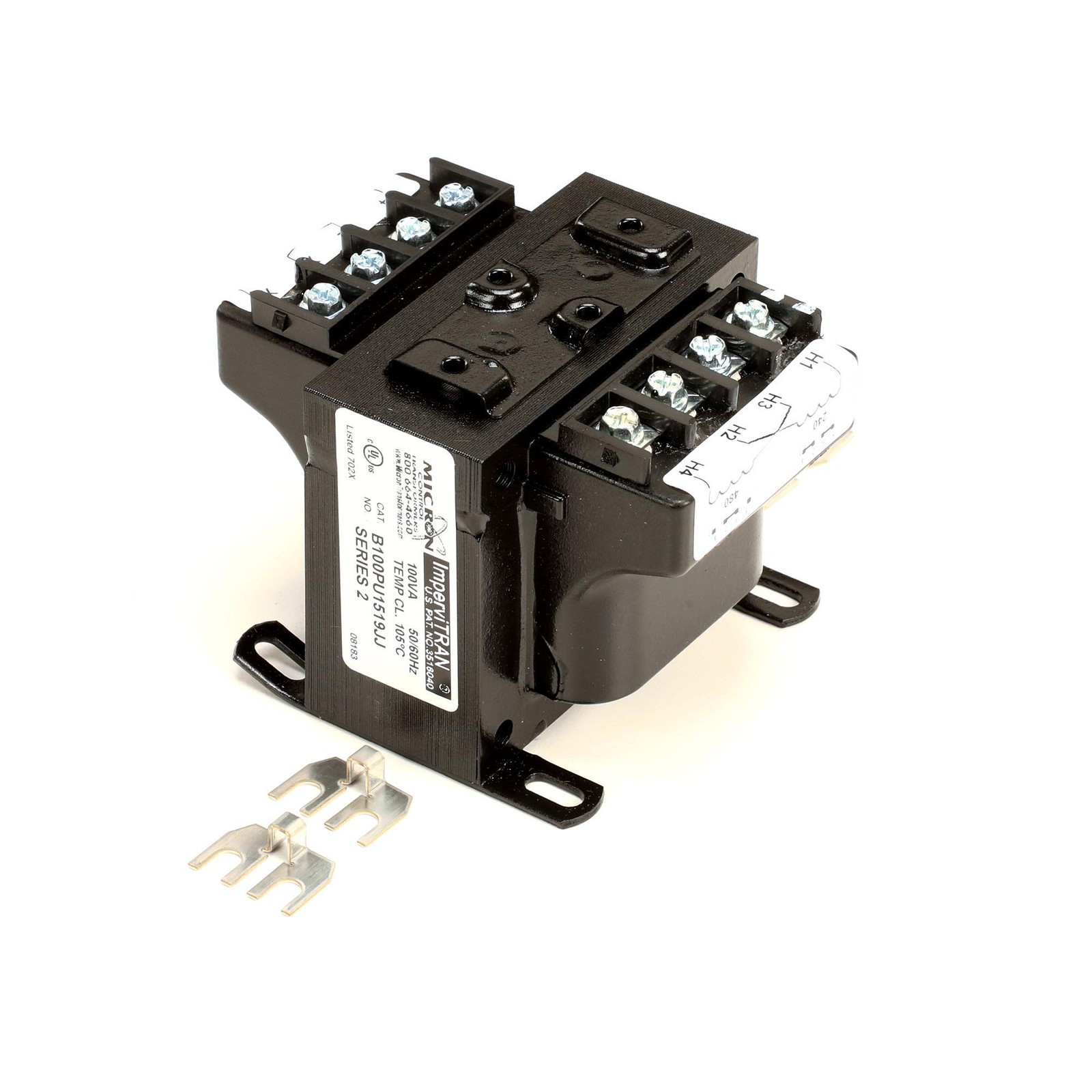 Hubbell Heaters Transformer 480-208V (100 Va) B100PU1519JJ – Free Shipping +