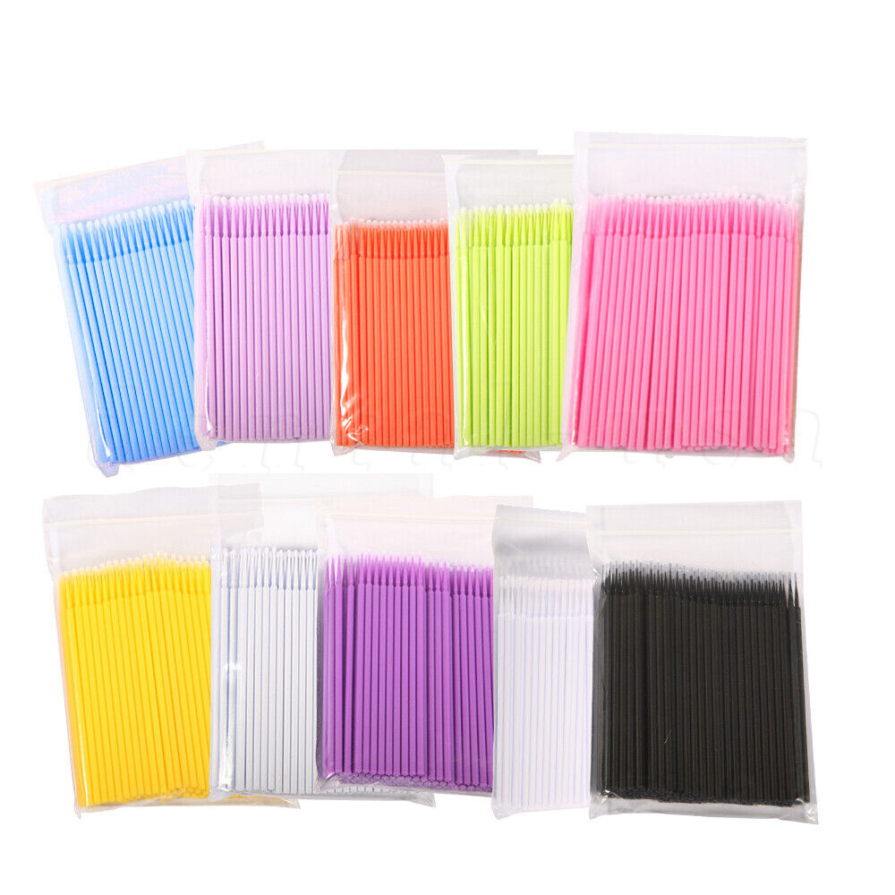 Micro Brushes Applicators Microbrush Dental (Regular,Fine,Super Fine) 10 colors