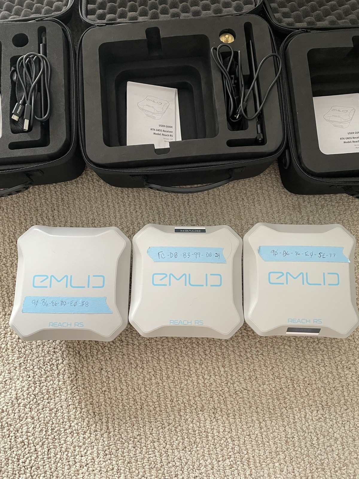 Emlid Reach RS GNSS Receiver RTK GNSS Survey Kit Tested – SINGLE UNIT