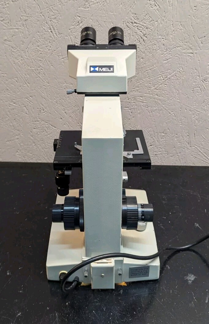 Meiji ML5000 Binocular Compound Microscope & Objectives SMPlan 4x 10x 40x 100x
