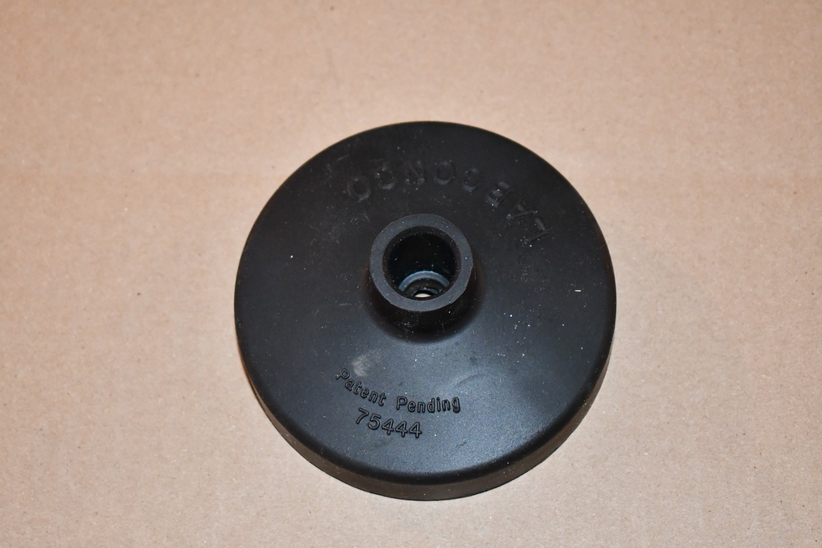 LABCONCO Rubber 120-300mL Black Fast-Freeze Flask Top ONLY 75442 7544200