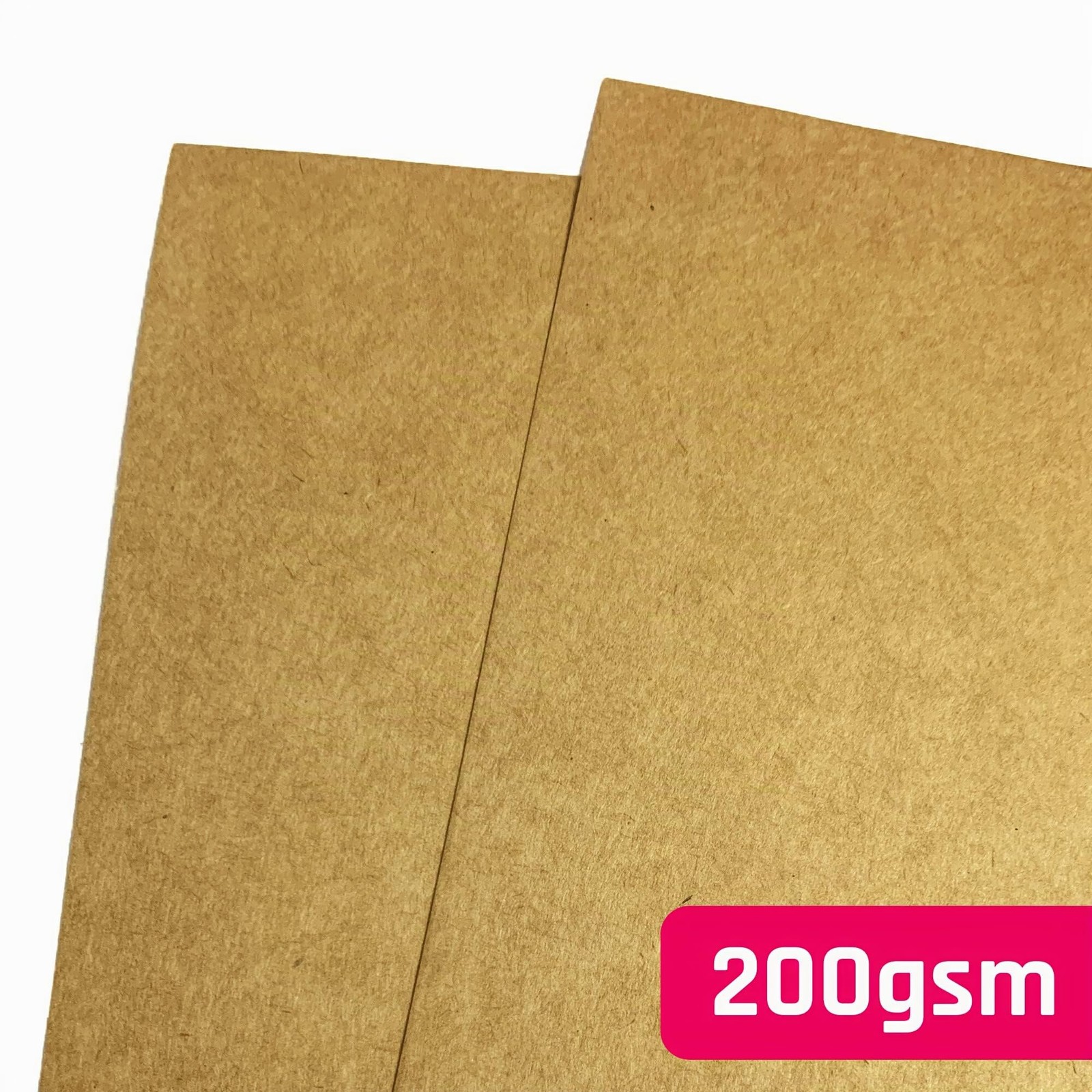 50 Sheets A3 200g Kraft Paper, Cardboard Paper Clayboard Brown Cardboard