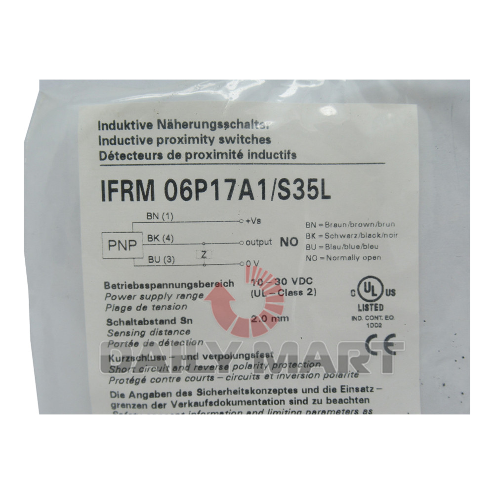 New In Box BAUMER IFRM 06P17A1/S35L Proximity Switch Sensor