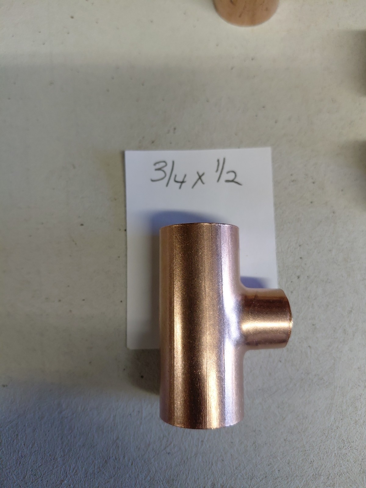 Copper Sweat Fittings Assorted sizes( One Lot As Listed NOS)