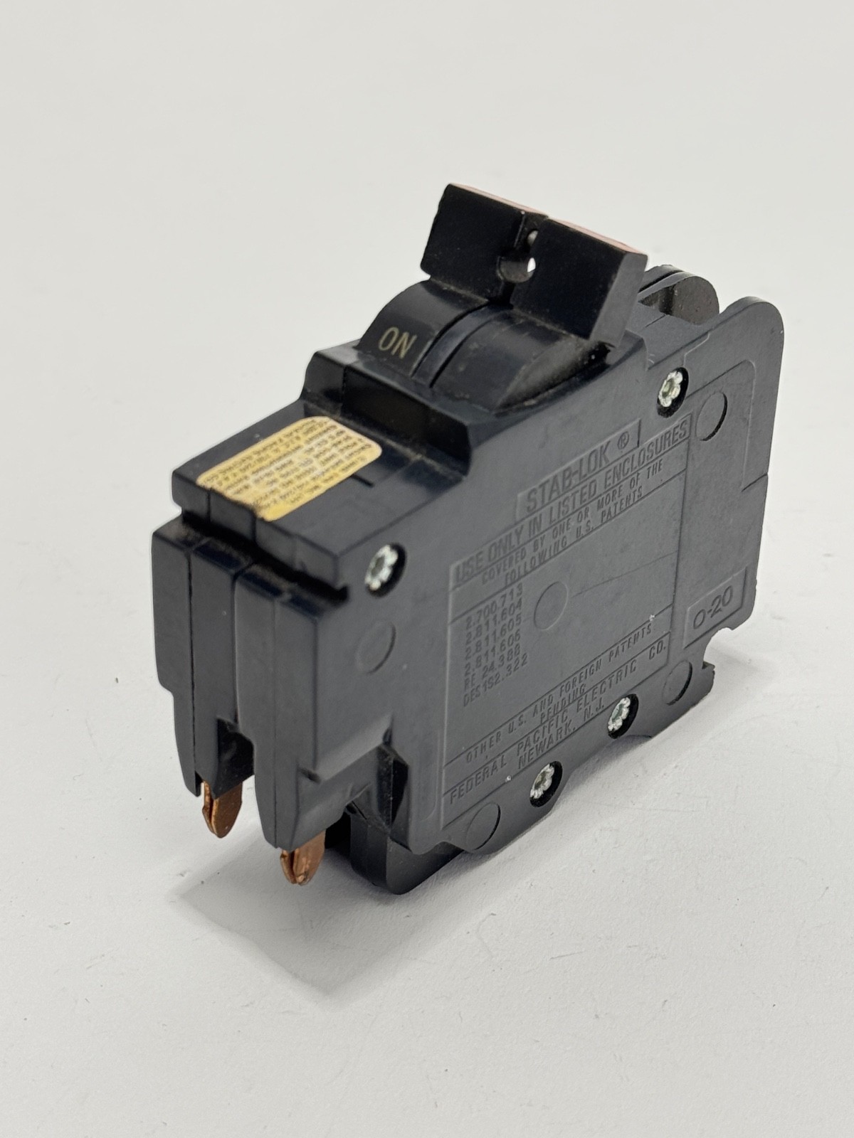 Federal Pacific Electric NC240 2 Pole 40 Amp 120v Stab-Lok Circuit Breaker