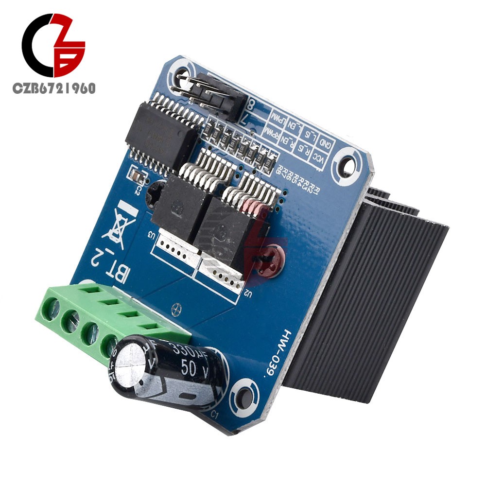 10PCS Double BTS7960B DC 43A Stepper Motor Driver H-Bridge PWM For Arduino NEW