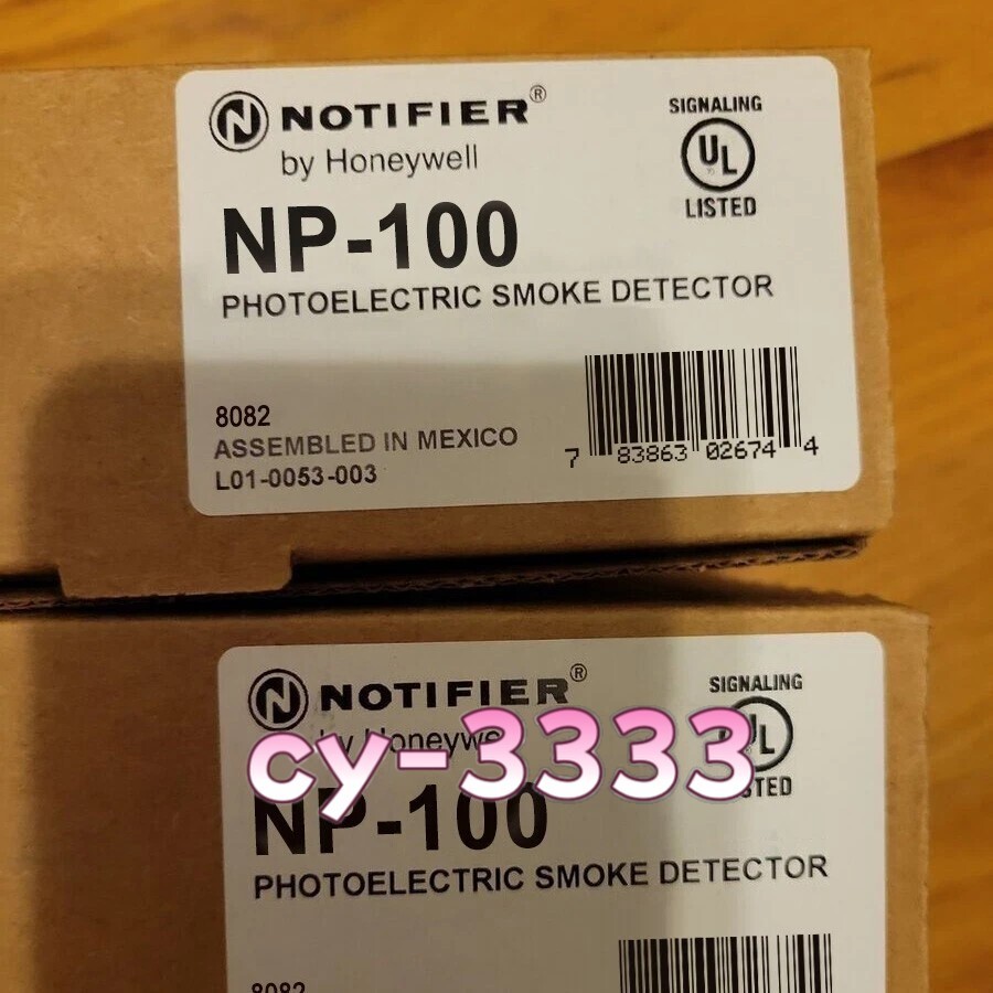 Notifier NP-100 NP-100 Photoelectric Smoke Detector Fire Alarm NP 100 NIB