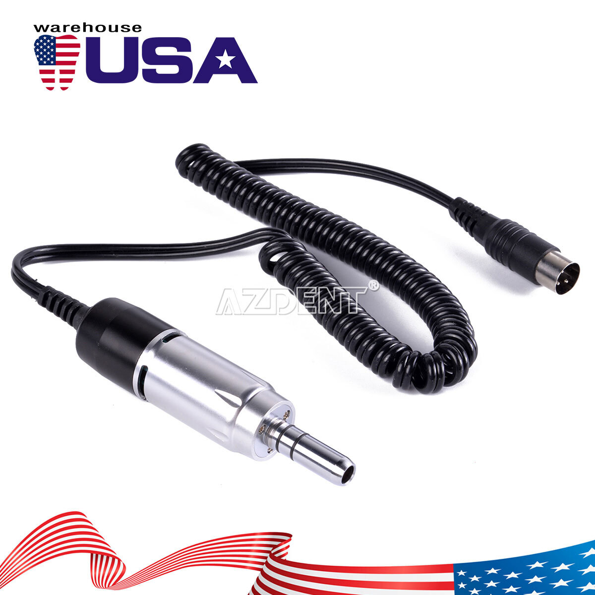 Dental Lab Micromotor Electric 35K RPM Polishing Handpiece 102L/90A-H For N3