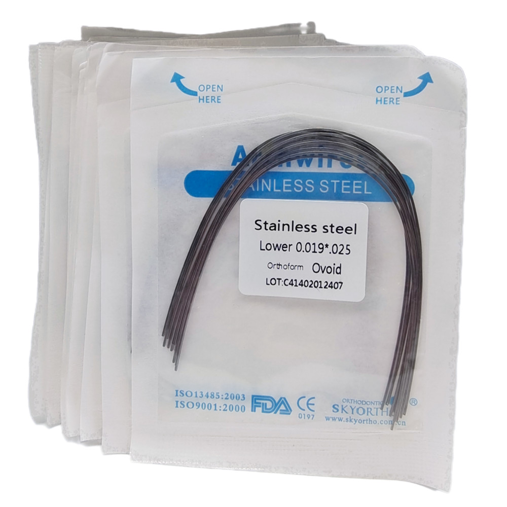 Dental Orthodontic Archwire Stainless Steel Rectangular Arch Wires All Sizes