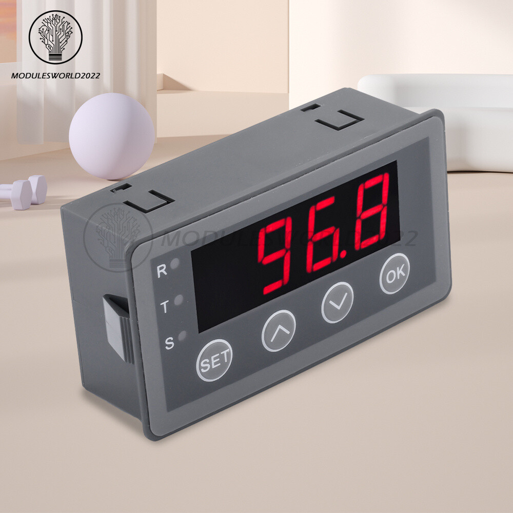 0-10V 0-20mA 2-10V 4-20mA 4-Wire Analog Input (Reception) Display Meter DC 8~25V