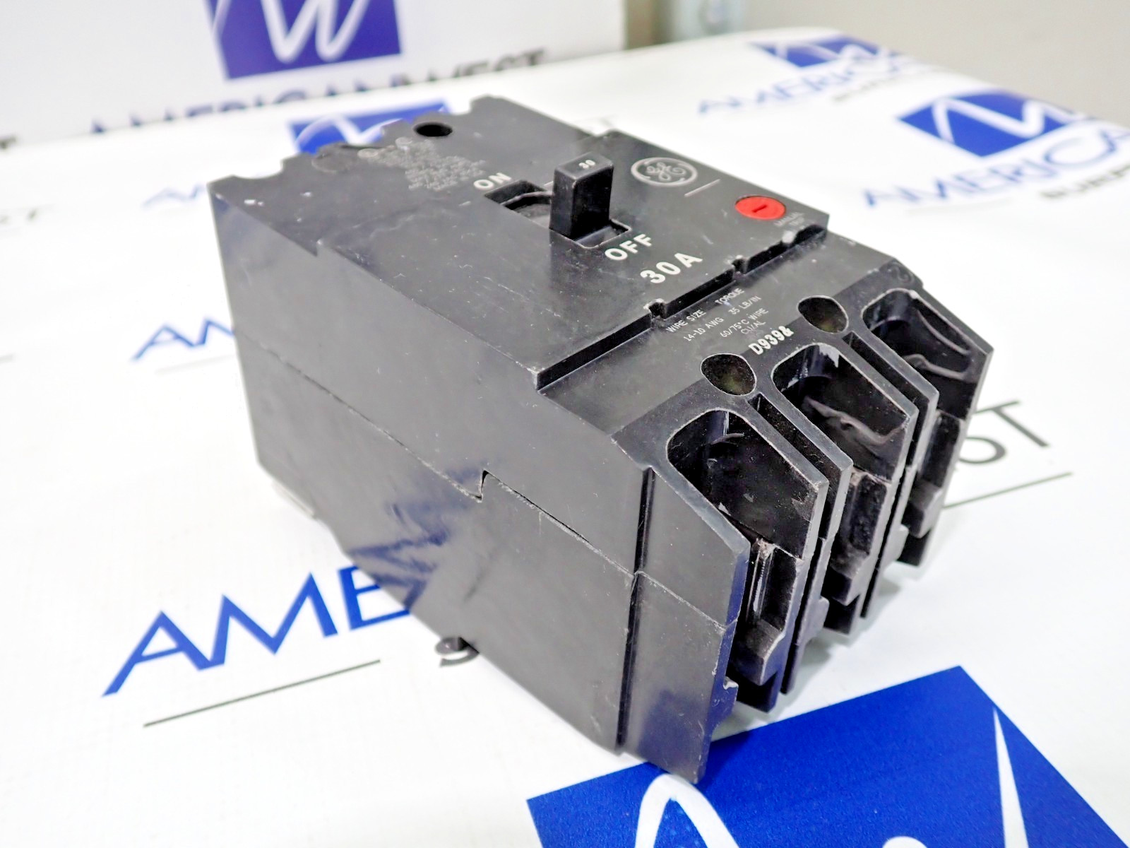 GE TEY330 30 Amp 3 Pole 480/277V TEY Circuit Breaker New Take Out
