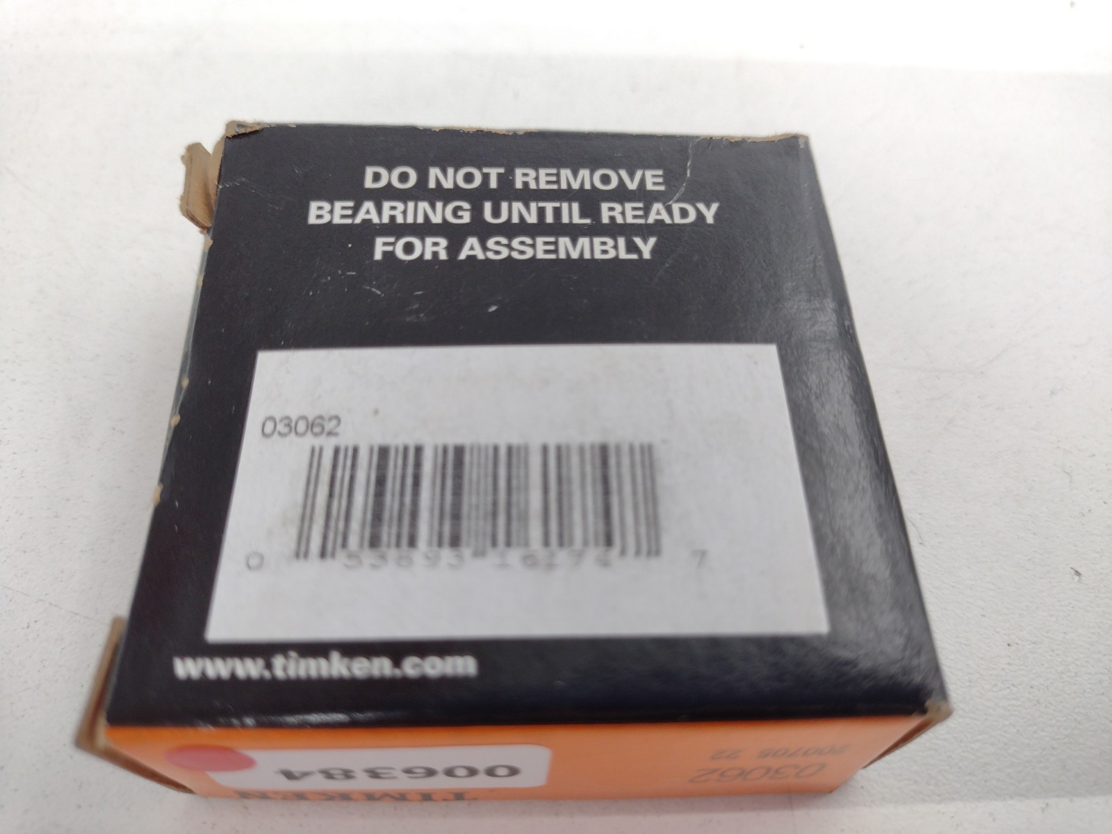 *** Timken 03062 Tapered Roller Bearing Cone 5/8 inch Bore