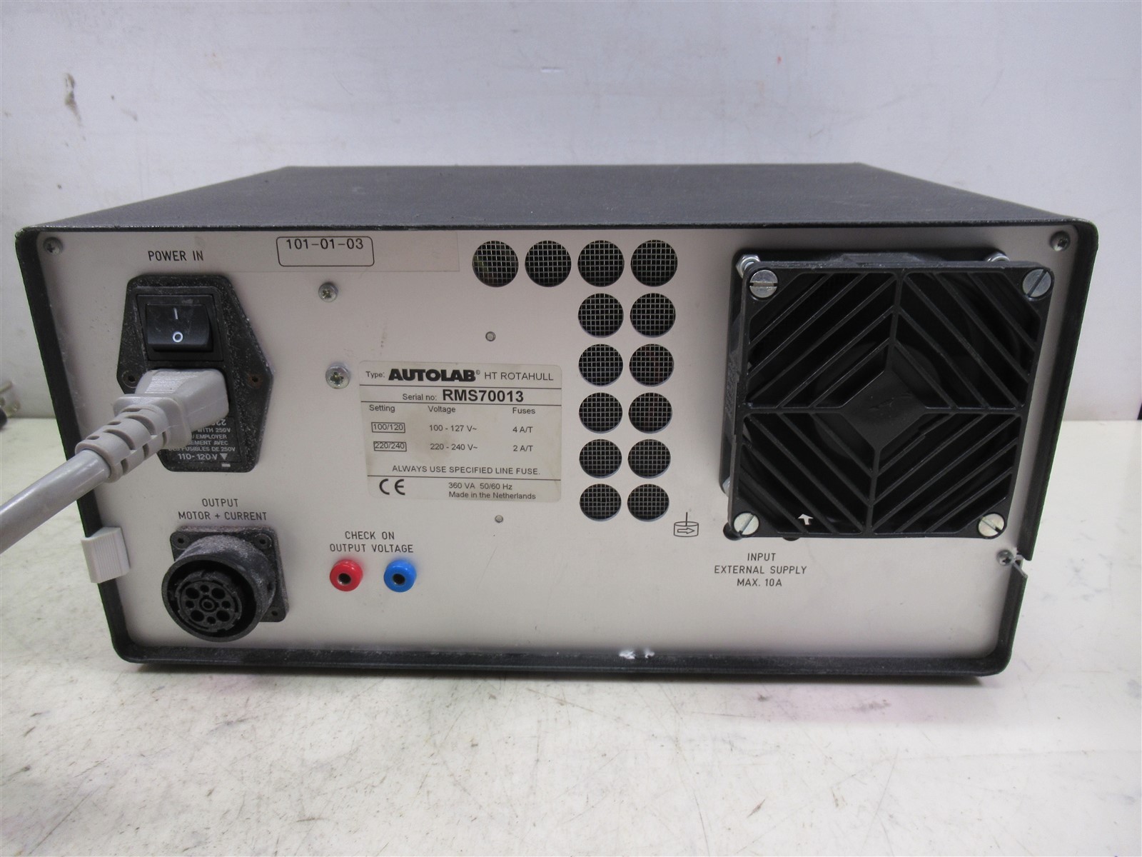 Vintage Autolab HT Rotahull Controller Electrochemical Hydrodynamic Rotation