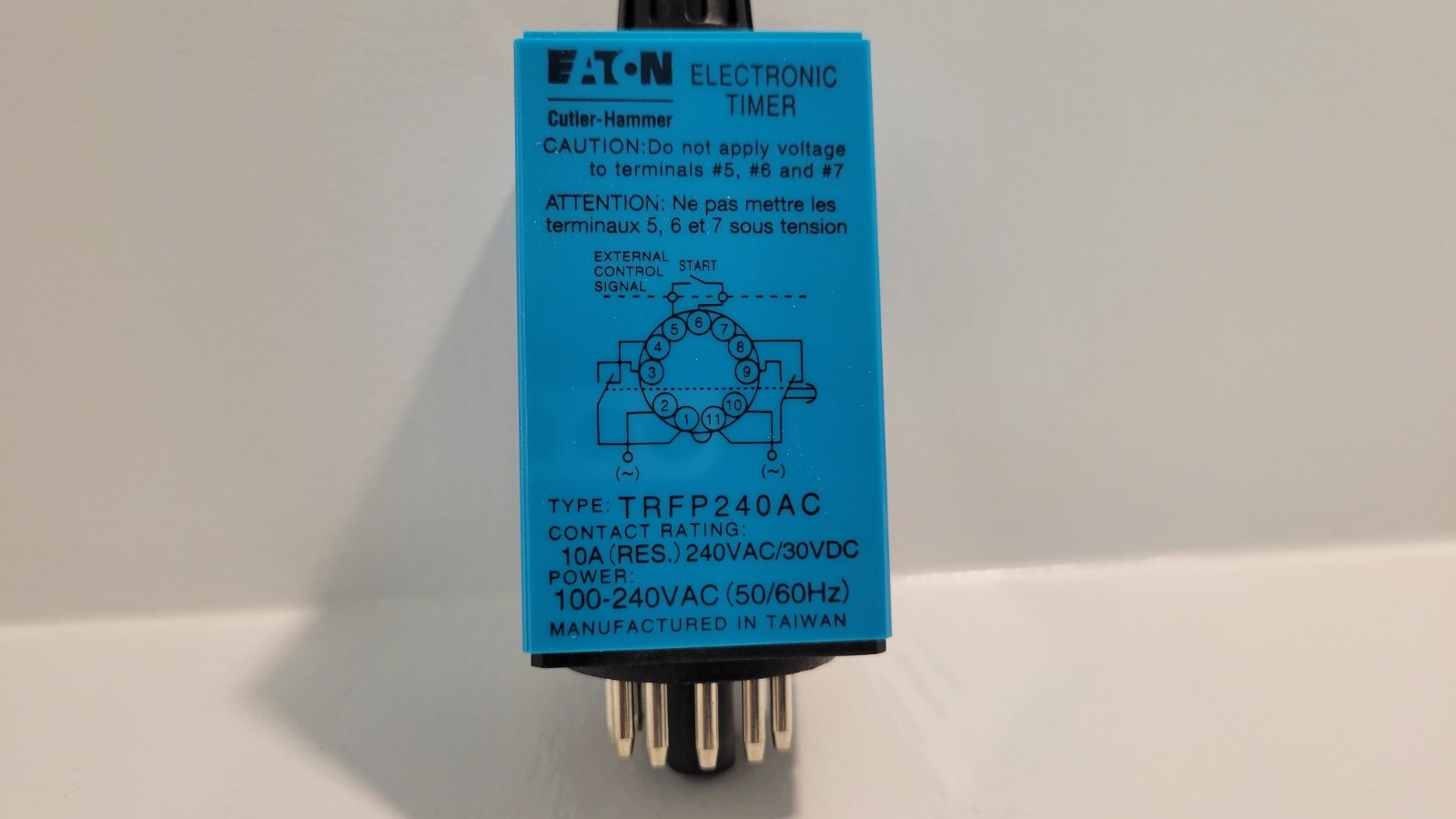 Eaton – Cutler Hammer TRFP240AC Electronic Timer 100-240VAC 11 Pin