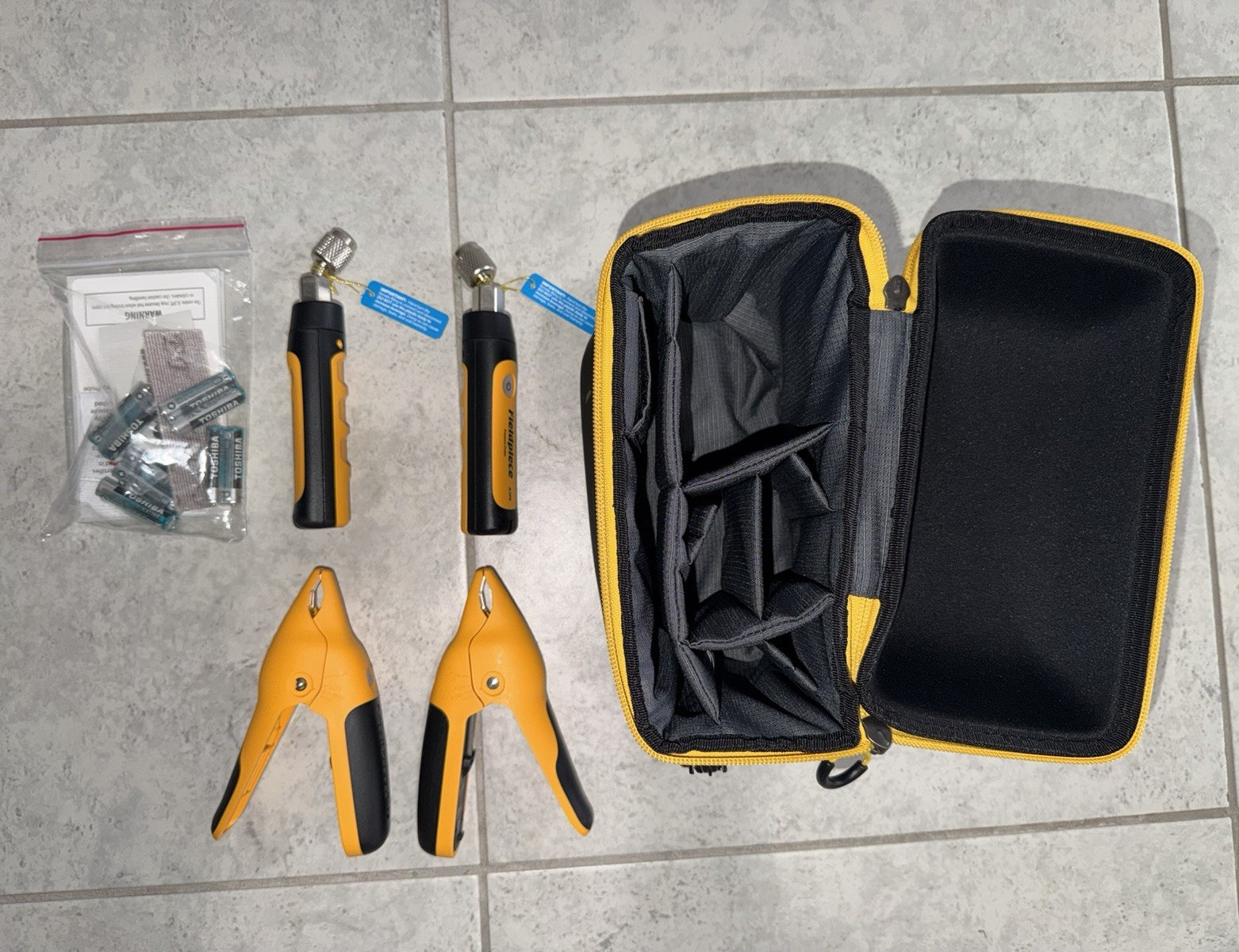 Fieldpiece JL3KR4 Wireless Refrigerant Probe & Clamps Kit w/ Case & Manual