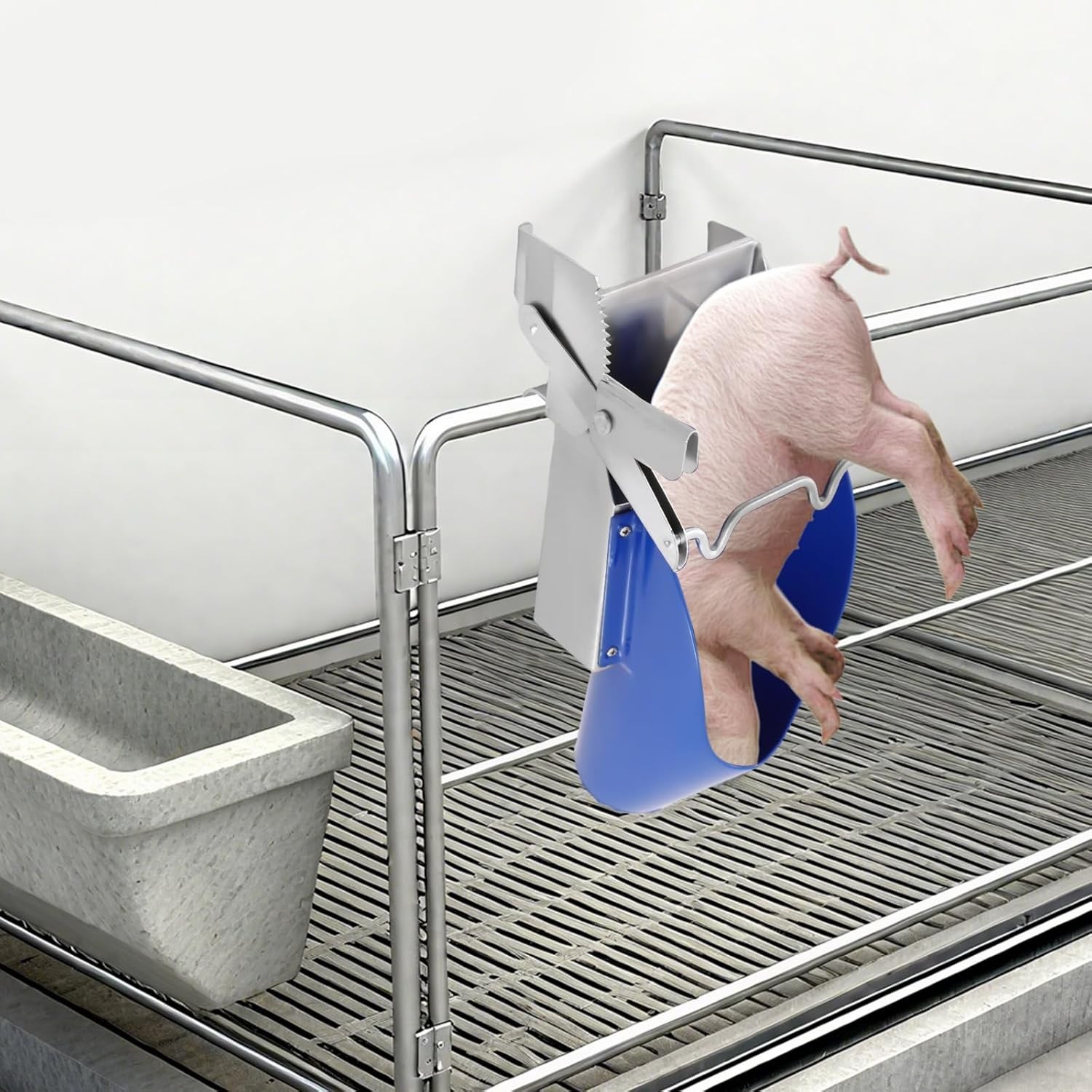 Piglet Castration Tools, Stainless Steel Pig Castration Rack Tools Piglet Castra