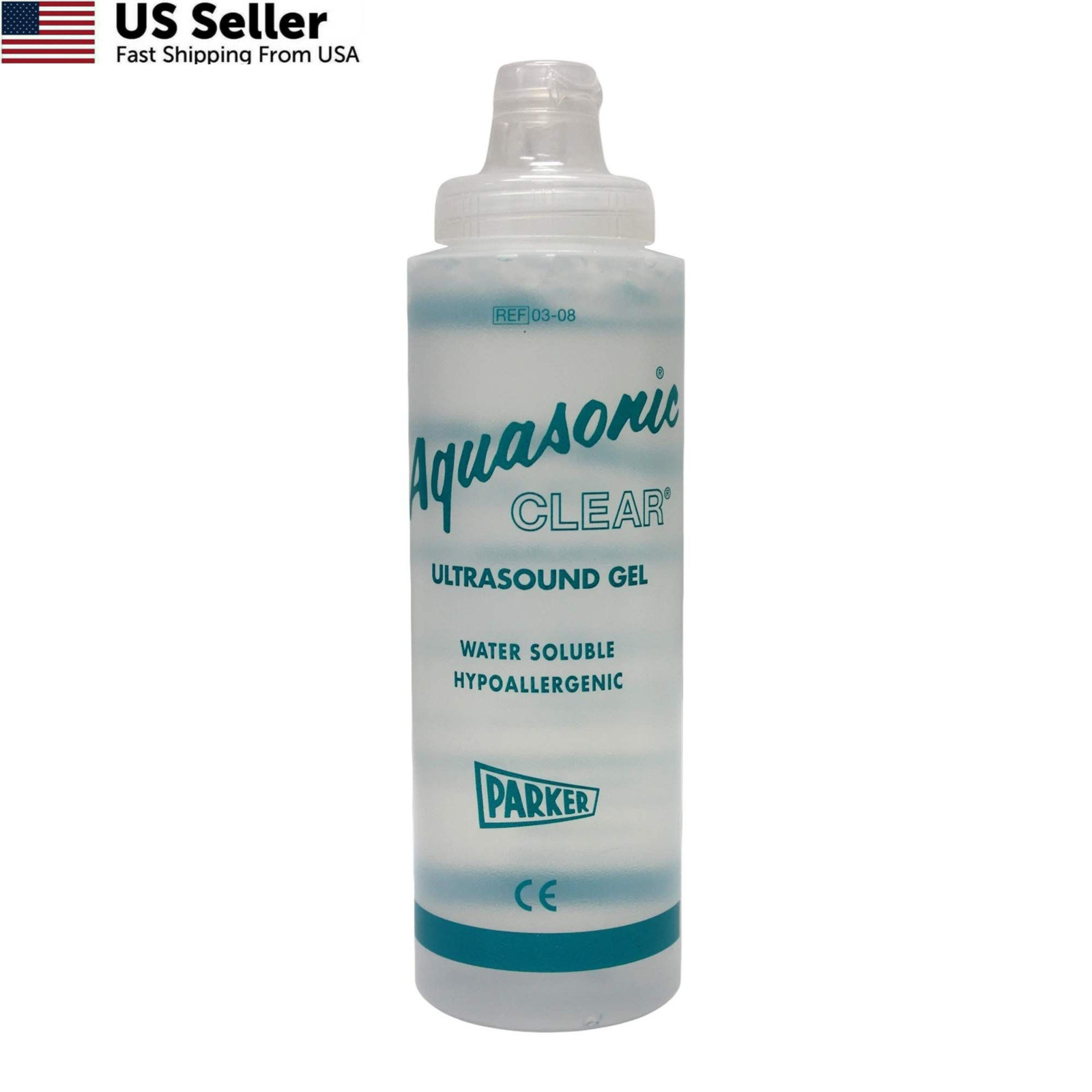 Ultrasound Gel Clear 8.5 oz Bottle for Diagnostic and Therapeutic Procedures