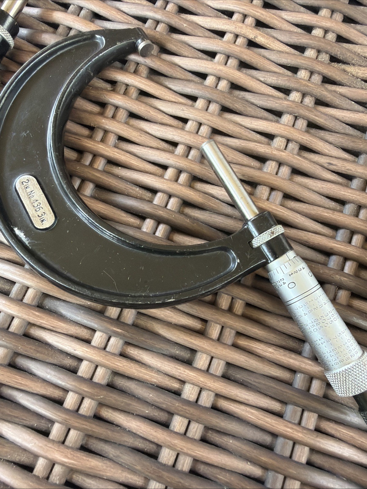 STARRETT Outside Micrometer Set of 5 No. 436 0-1, 1-2, 2-3, 4-5, 5-6 5 Piece Set