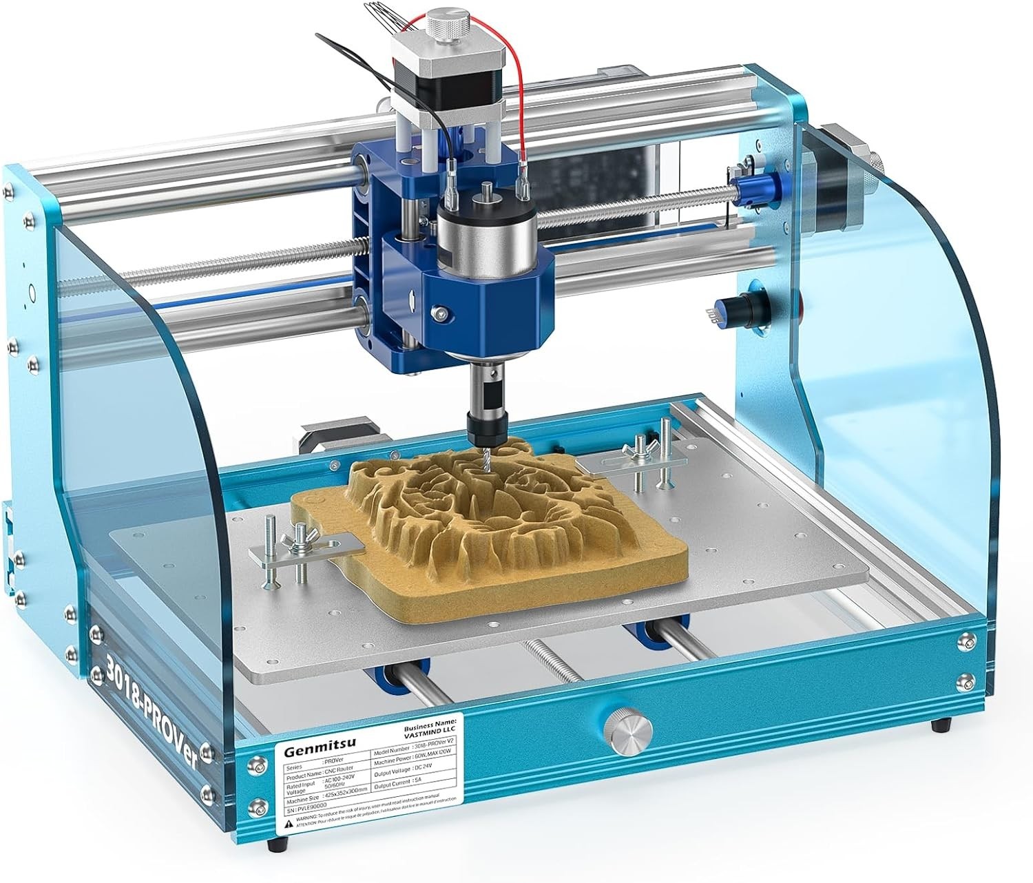 Compact and Powerful Genmitsu 3018-PROVer V2 CNC Router for Art & Small Business