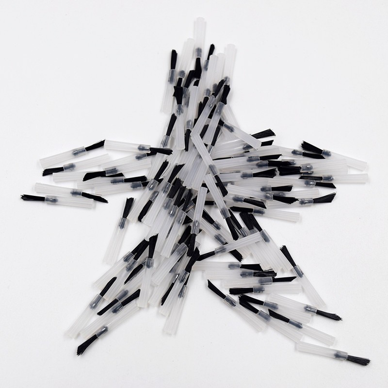 100 Pcs/Bag Dental Composite Long Brush Bonding Etching Disposable Applicator