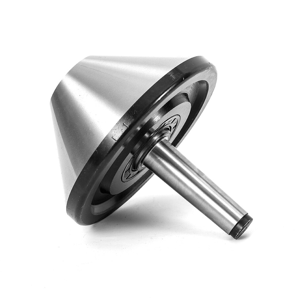 6in MT3 Bull Nose Live Center Morse Taper #3 150mm (5-29/32) 75° Triple Bearing