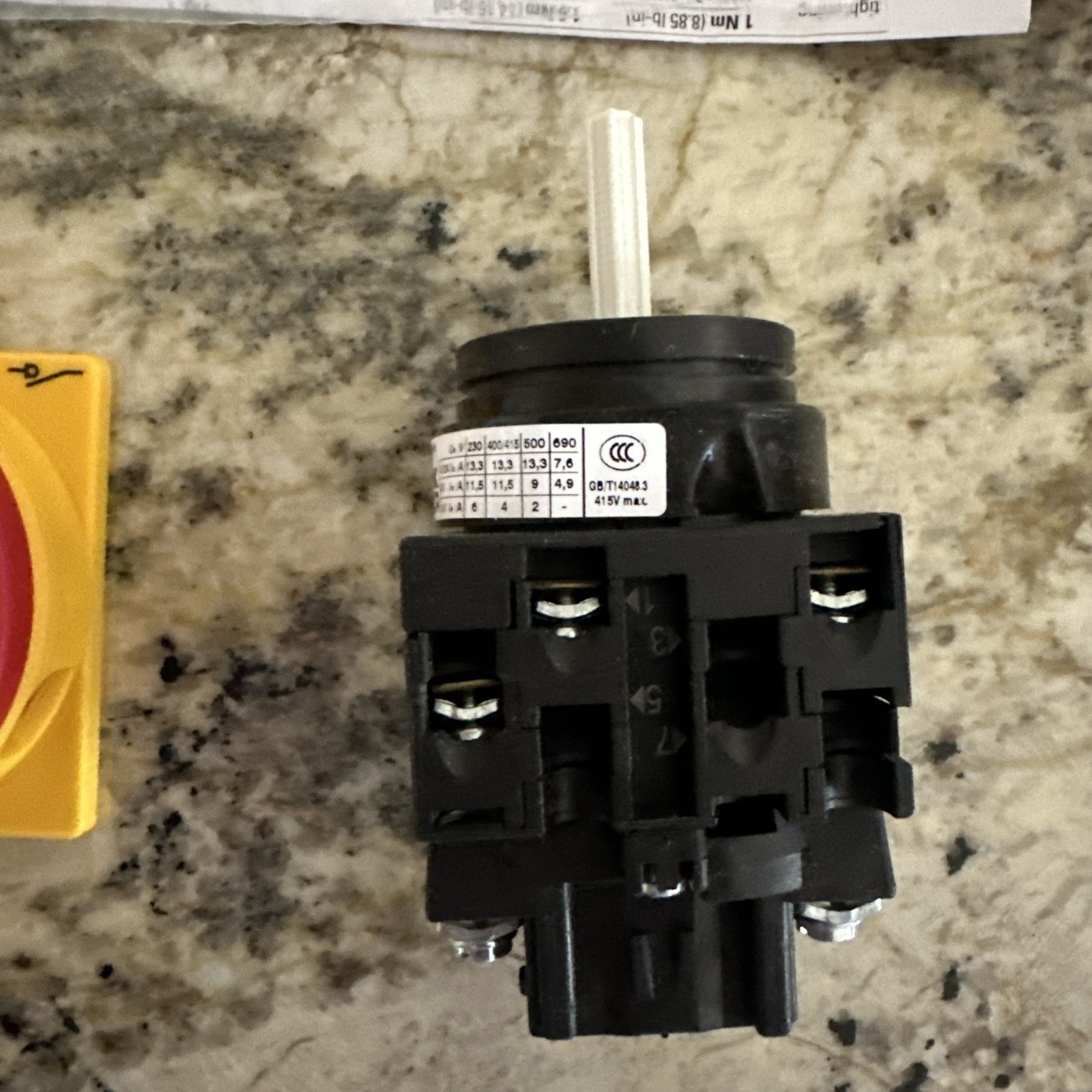 EATON T0-1-102/EA/SVB,Main switch 20A 2pole Rotary Cam Switch Rotary Disconnects
