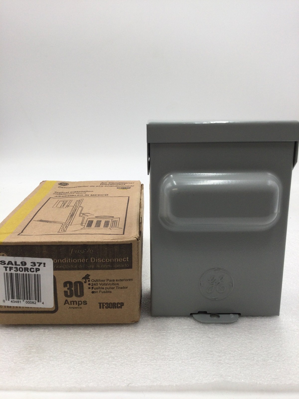 GE General Electric TF30R / TF30RCP 30 Amp 120/240V Fusible Outdoor Disconnect