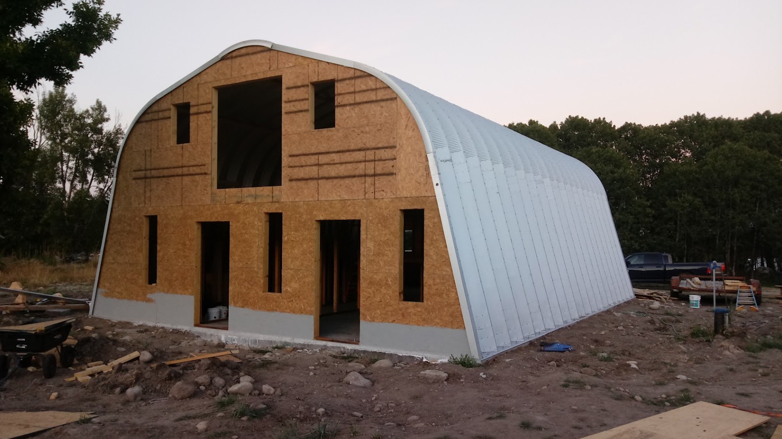 30x36x16 Steel DuroSPAN Building Off Grid Home Shop Open Ends Factory DiRECT