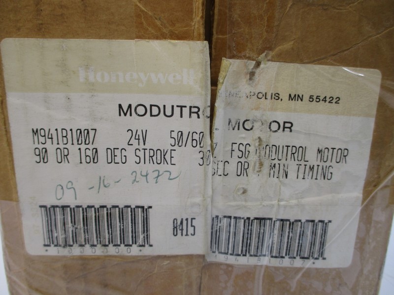 HONEYWELL M941B1007 24V .69A NSMP