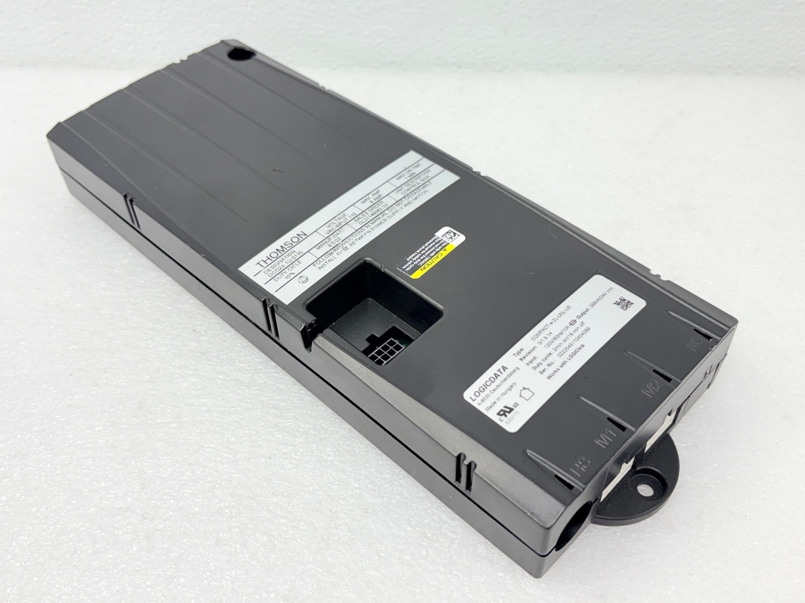 PRE OWNED | LOGICDATA COMPACT-2-OMT-US Desk Control Unit-Module Only – Black