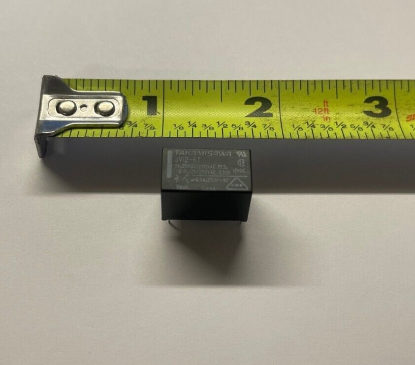 New Takamisawa JV12-KT 5A 30 VDC 250 VAC 1/8 HP 125 VAC 250 VAC 4 Pin Qty 1
