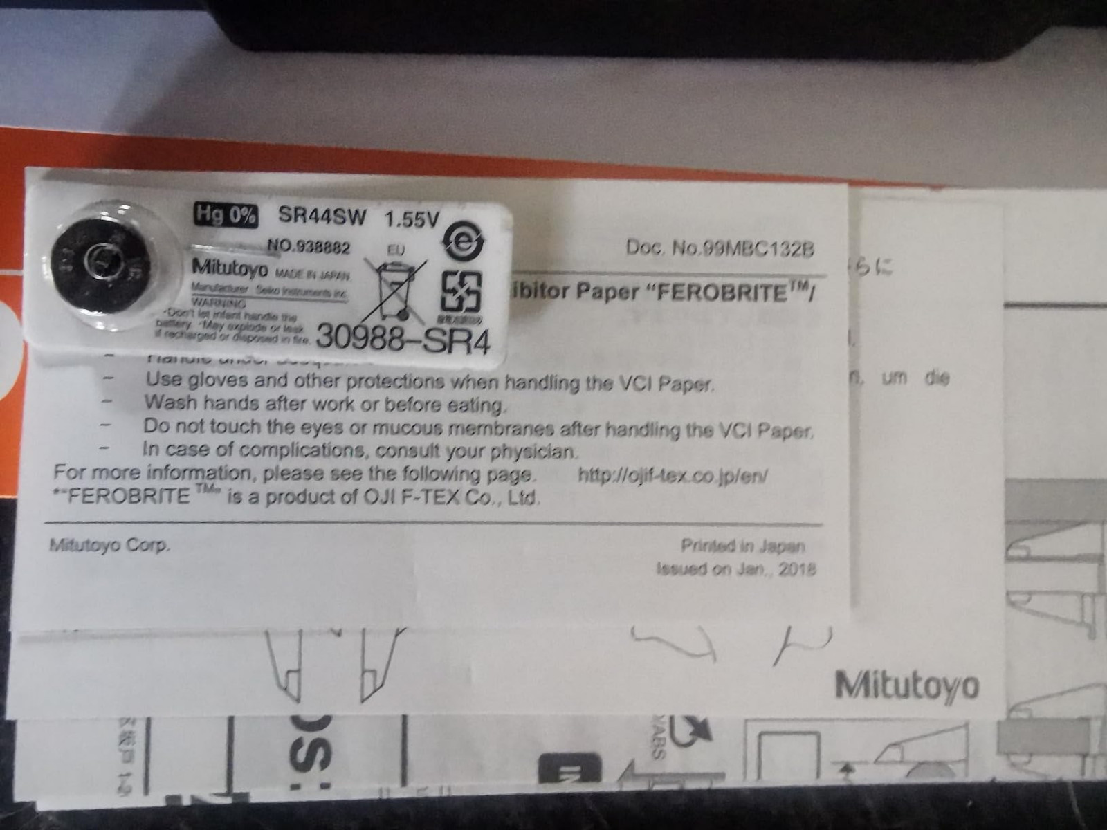 500-196-30 Mitutoyo Japan 150mm/6″ Absolute Digital Digimatic Vernier Caliper US