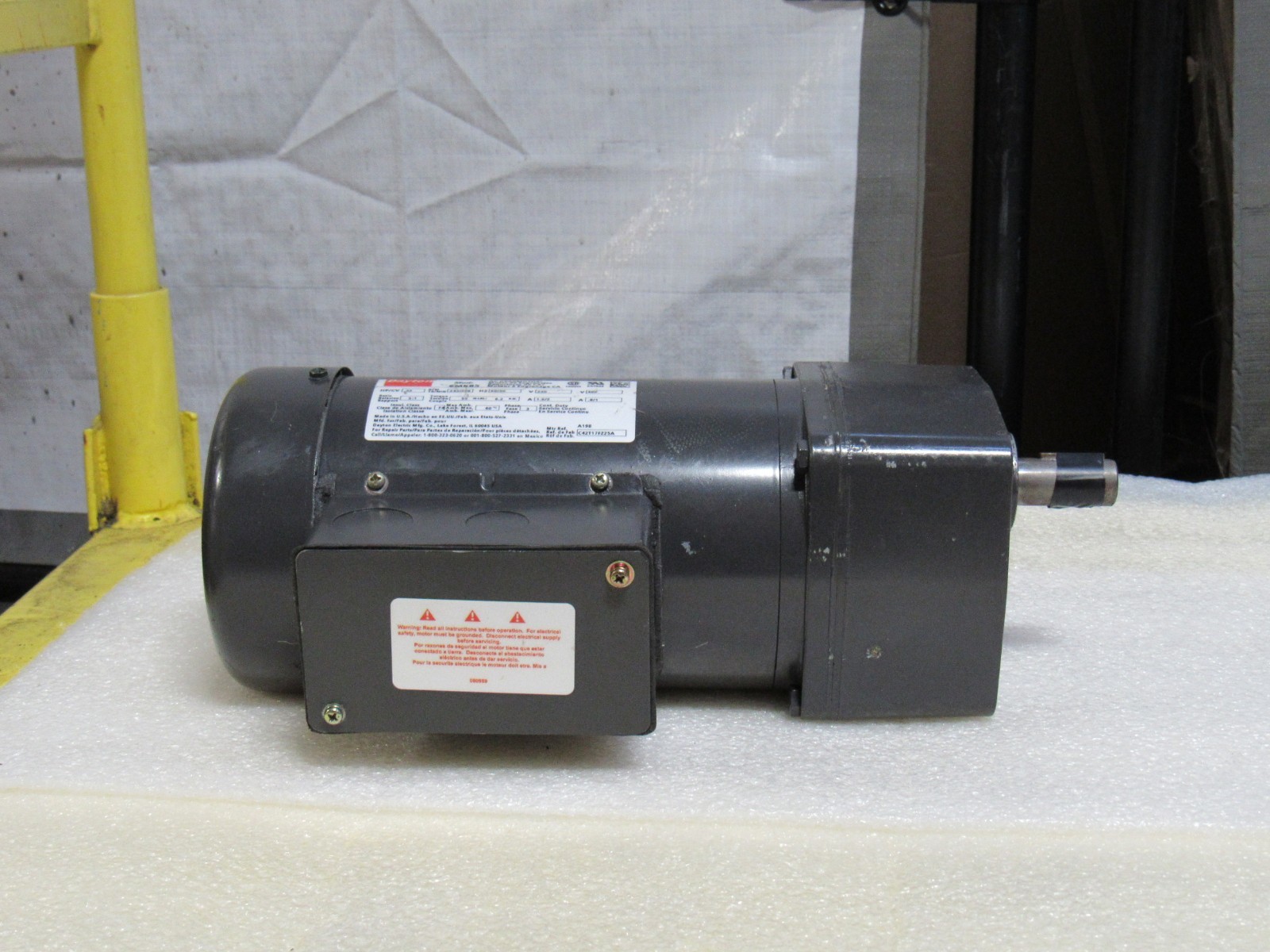 #4 Dayton 4M262J Condenser Fan Motor 1/3 Hp 208-230V 1Ph 825Rpm 48YZ Frame