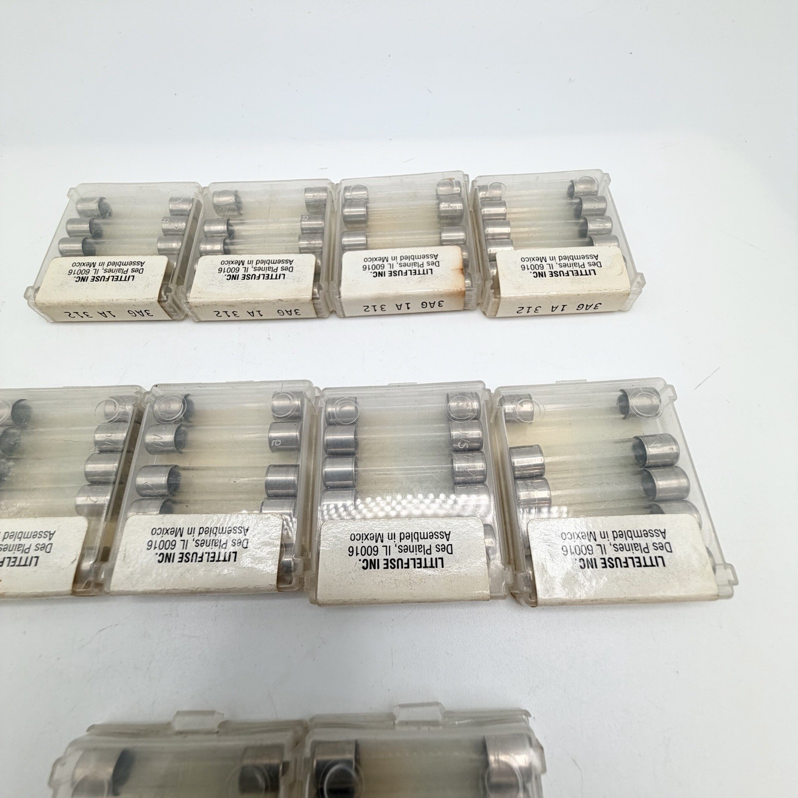 Littelfuse 3AG 1A 312 Fast-Acting Glass Fuse, 250V, New Open Box, Lot of 47