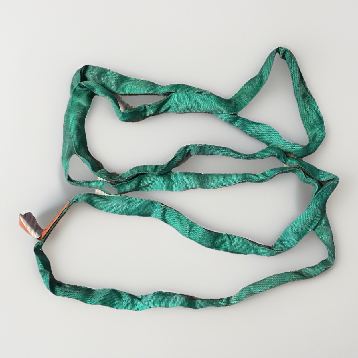 Lift-All Tuflex EN60X8 Endless Round Sling, 8 ft L, 5300 lb, Polyester, Green