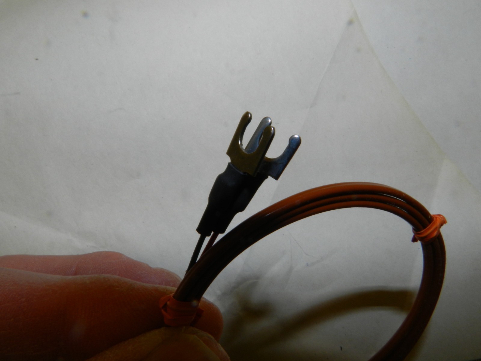 Omega TEC-E2-18 Thermocouple Extension Cable E-Type W/Mini Connector & Spade Lug
