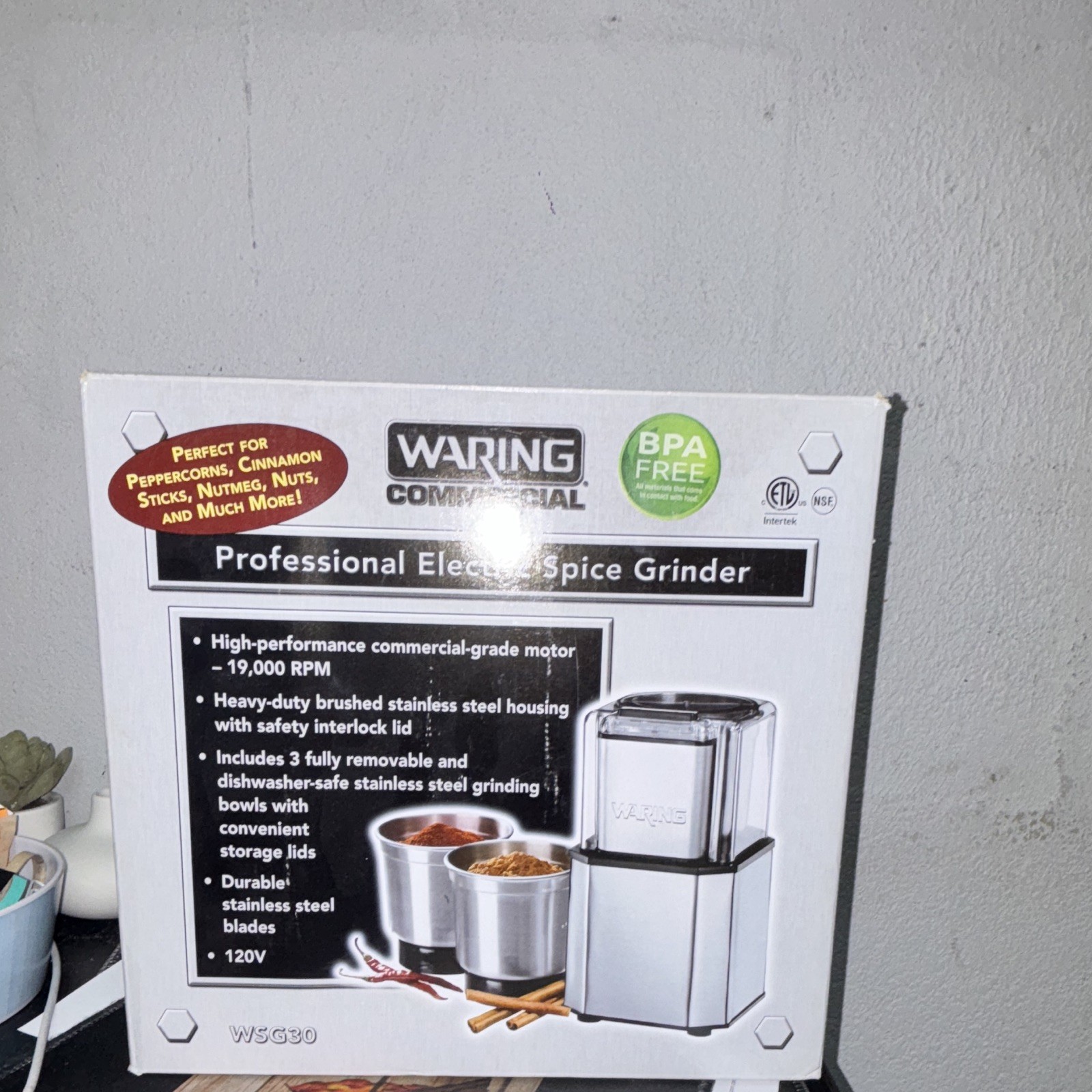 Waring WSG30 1.5 Cup Commercial Spice Grinder